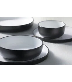 Schaal Cosmic 16 Cm 55 Cl Zwart Wit Porselein 2 Stuk(s) -Beste Keukengerei Winkel 037e78d7157f4d61a1f92cf5aedf8965