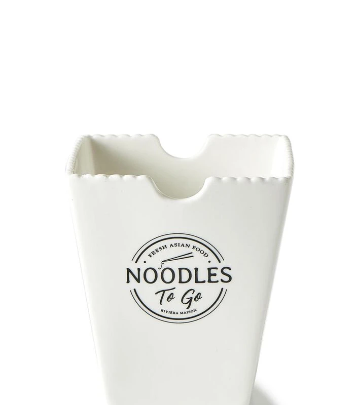 Kom 12 Cm - Fresh Asian Food Noodles To Go Bowl - Wit - Porselein- 1 Stuks 5 Kom 12 Cm - Fresh Asian Food Noodles To Go Bowl - Wit - Porselein- 1 Stuks - Afbeelding 3