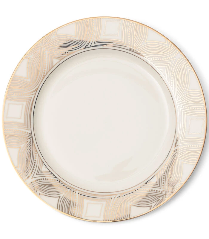 Ontbijtbord Le Relais Wit 3 Ontbijtbord Le Relais Wit