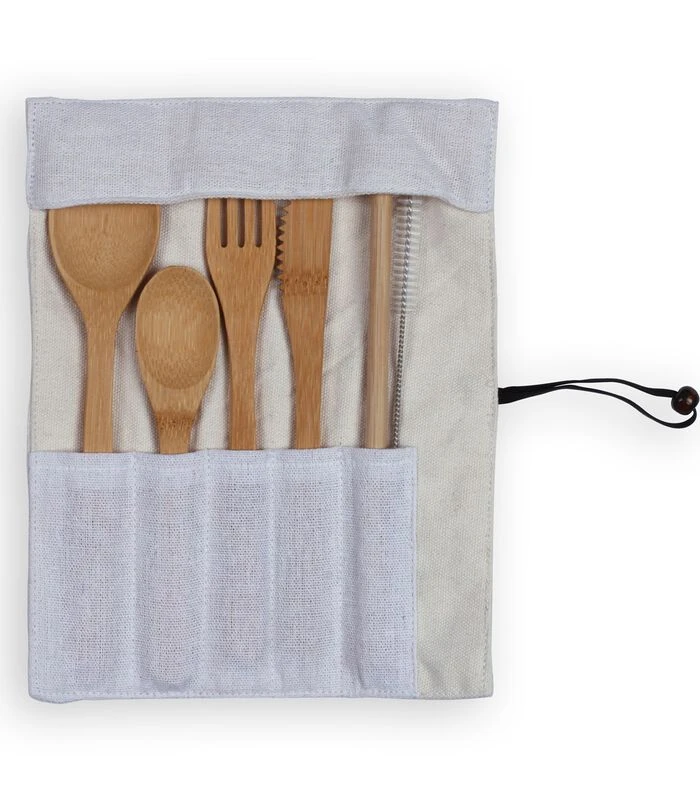 LIVOO Bestekset In Bamboe 5 LIVOO Bestekset In Bamboe - Afbeelding 3