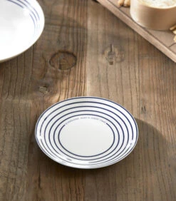 Buffetbordje, Bord Strepen - Shoreline - Blauw/ Wit - 1 Stuk -Beste Keukengerei Winkel 1530598f5e23411b808c2866d196ed5a