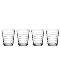 Iittala Aino Aalto Glas 22cl Helder 4 Stuks