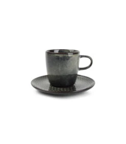 Kop 18cl En Schotel Groen/Blauw Stitch - (x4)