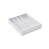 Yamazaki Extendable Diagonal Cutlery Tray - Tower - White -Beste Keukengerei Winkel 191fe41c910048cbb9886639fdeb3c81