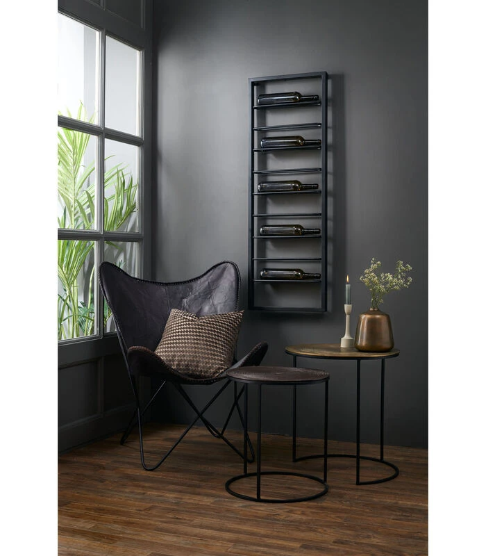 Wijnrek Amore - Zwart - 9 Flessen 5 Wijnrek Amore - Zwart - 9 Flessen - Afbeelding 3