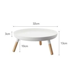 Yamazaki Plain Tray With Legs - White -Beste Keukengerei Winkel 2ad6b08a03ba4357a07164964444324b