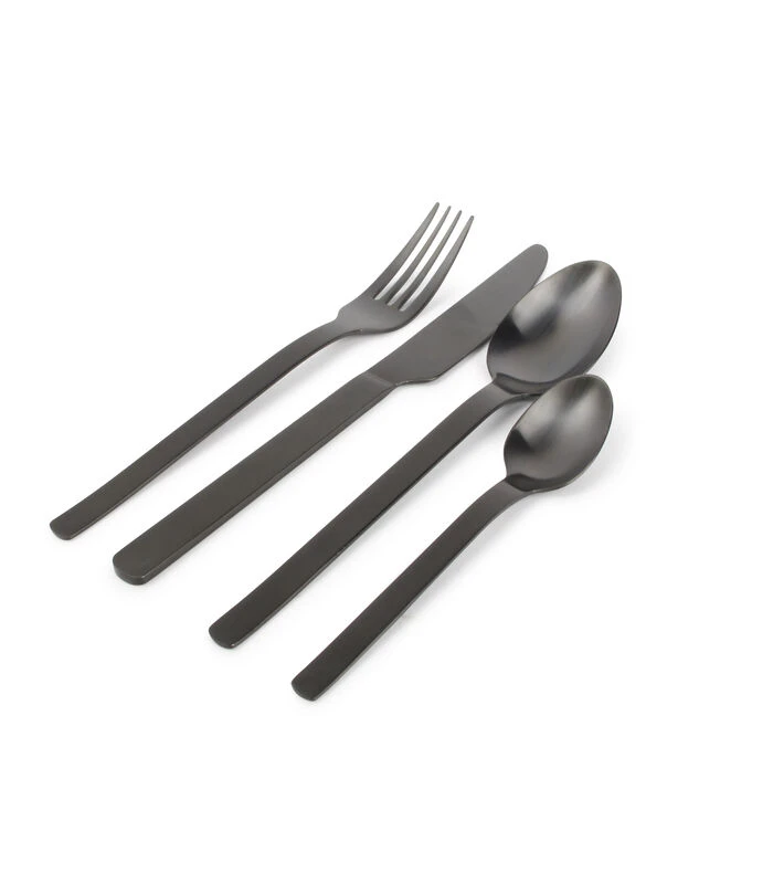 Bestekset 24-delig Mat Zwart Supreme 3 Bestekset 24-delig Mat Zwart Supreme