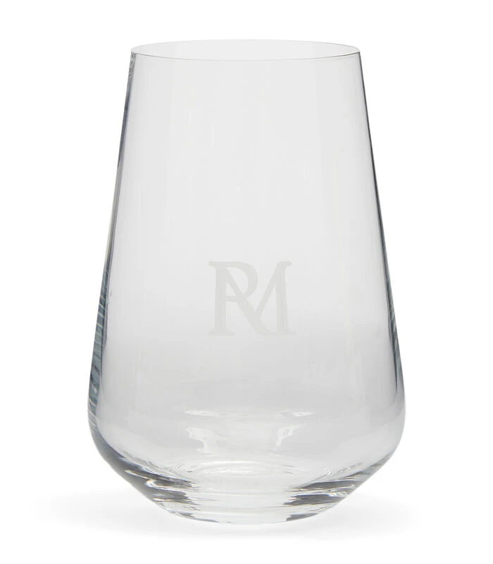 Waterglas RM Monogram Transparant - Maat M - 380ML 3 Waterglas RM Monogram Transparant - Maat M - 380ML