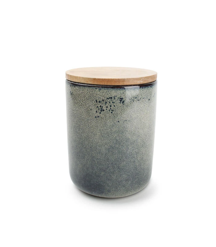 MERIDIAN Voorraadpot 15 Cm Groenblauw 3 MERIDIAN Voorraadpot 15 Cm Groenblauw