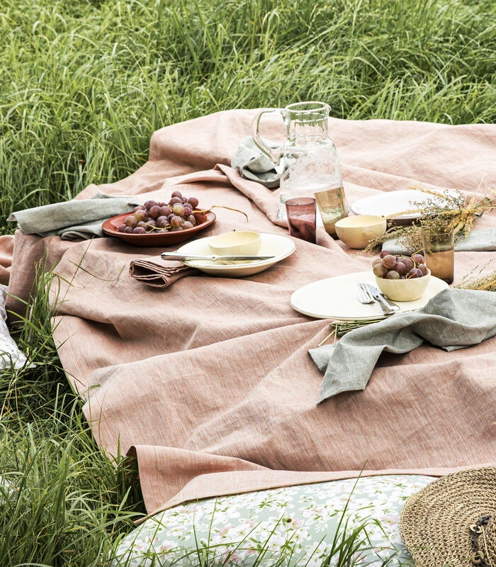 Chambray - Linnen Tafelkleed 190x250cm 4 Chambray - Linnen Tafelkleed 190x250cm - Afbeelding 2