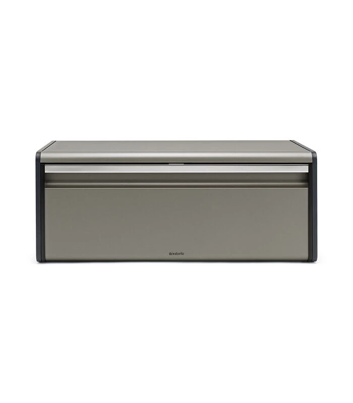 Brabantia Broodtrommel Met Klepdeksel, Platinum 3 Brabantia Broodtrommel Met Klepdeksel, Platinum