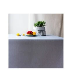Effen Grijs Gecoat Tafelkleed