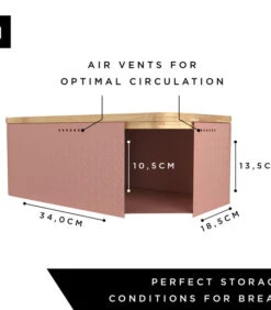 Metalen Broodtrommel Met Linnen Broodzak 'Glæde' -Beste Keukengerei Winkel 3dc1a49dce7243fc8e57024bb0d9b7b9