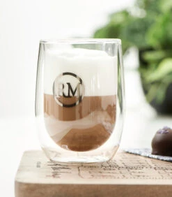 Dubbelwandig Theeglas, Koffieglas Met RM Logo - Love RM - 330 Ml -Beste Keukengerei Winkel 4193157e622a4a54a165a42cddac2c93