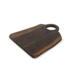 Serveerplank 26,5x20xH1,5cm Hout Zwart Chop