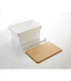 Yamazaki Bread Case With Knife Holder - Tower - White -Beste Keukengerei Winkel 4edfd6e07f6b4cd39d00f6309f87d798