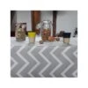 Chevrons Beige Gecoat Tafelkleed -Beste Keukengerei Winkel 508d4b4ce59d4c05a8aaa538a89282a0