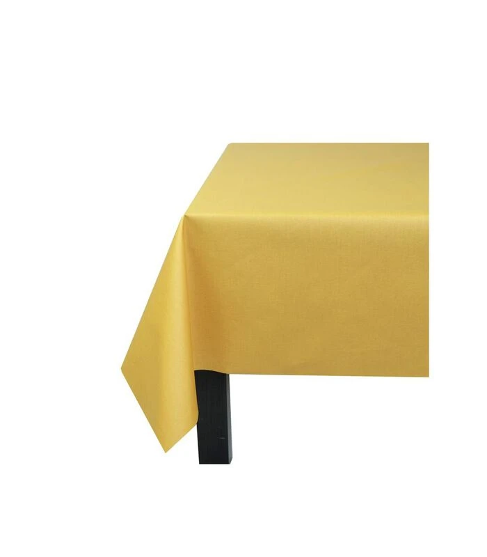 Effen Geel Gecoat Tafelkleed 3 Effen Geel Gecoat Tafelkleed