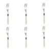 Gebaksvork Mona Lisa 15.1 Cm 18/10 Offwhite Zilver 6 Stuk(s)