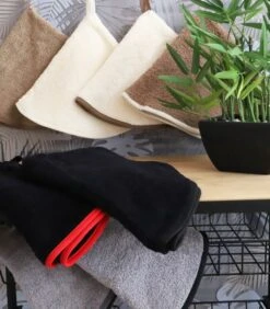 Set Van 2 Ronde Badstof Handdoeken 480gr DECO -Beste Keukengerei Winkel 65febdd96b0f458595a21742aa649aa3