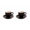 Koffiekop En Schotel Bart Colour Cafe 17 Cl 13.5 Cm Zwart Porselein 2 Stuk(s) -Beste Keukengerei Winkel 676a02043ed84357b0cb07ab6c1000cc