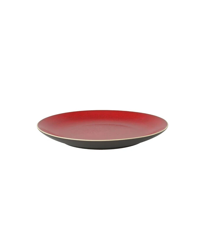Palmer Serviesset Lava Stoneware 6-persoons 24-delig Bruin Rood 4 Palmer Serviesset Lava Stoneware 6-persoons 24-delig Bruin Rood - Afbeelding 2