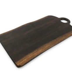 Serveerplank 50x25xH1,5cm Hout Zwart Chop
