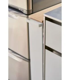 Yamazaki Slim Trolley With Grip - Tower - White -Beste Keukengerei Winkel 72fc3554910442b590141190a46e87da