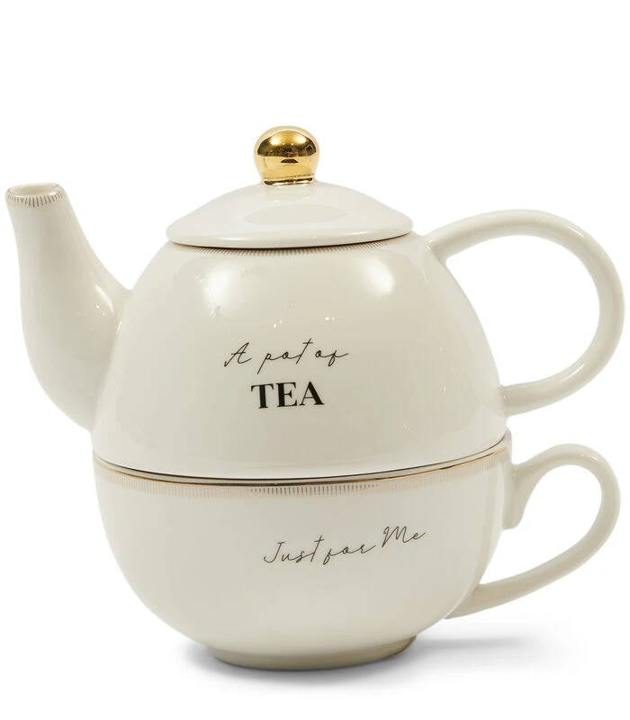 Theepot 1 Liter - RM Elegant Tea For One - Wit 3 Theepot 1 Liter - RM Elegant Tea For One - Wit