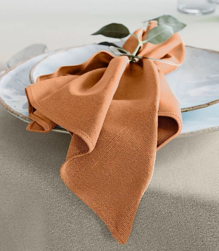 Set Van 4 Servetten Katoen Polyester 4 Set Van 4 Servetten Katoen Polyester - Afbeelding 2