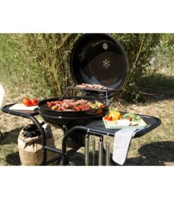 LIVOO Houtskoolbarbecue Met Werkbladen -Beste Keukengerei Winkel 832e04759a1643a08702748c122a2b89