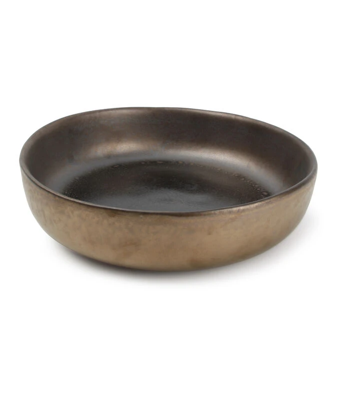 Diep Bord 21,5xH5,5cm Goud Grafiet Studio Urban - (x4) 6 Diep Bord 21,5xH5,5cm Goud Grafiet Studio Urban - (x4) - Afbeelding 4