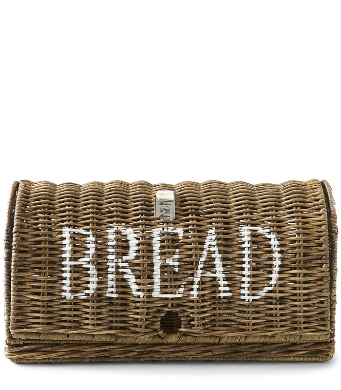 Broodmand Riet - Rustic Rattan Bread Box - Bruin 3 Broodmand Riet - Rustic Rattan Bread Box - Bruin