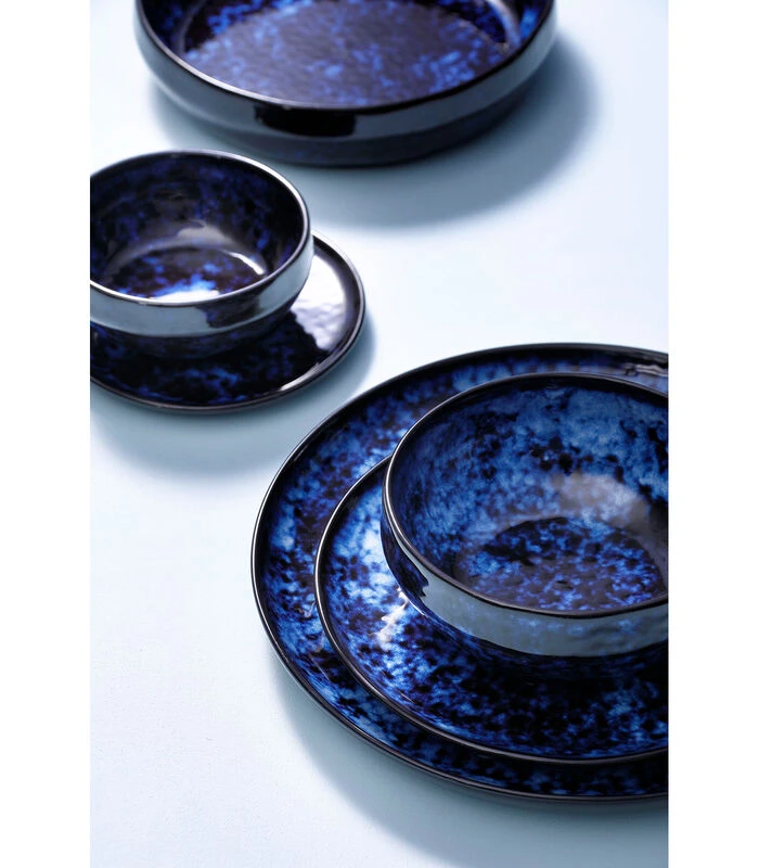 Palmer Serviesset Bama Blue Stoneware 6-persoons 24-delig Blauw 7 Palmer Serviesset Bama Blue Stoneware 6-persoons 24-delig Blauw - Afbeelding 5