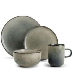 MERIDIAN 16-delige Serviesset Groenblauw