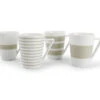 Beker 36cl Sage Green Stripes - Set/4 -Beste Keukengerei Winkel 8e35bc10ceed497092d46b8d16b33681