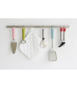 Brabantia Ophangrek Voor Keukenhulpen, 60cm, 7 Haken - Matt Steel -Beste Keukengerei Winkel 8f6ee25070974373818a0c7ffc7a5f24