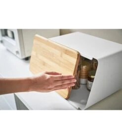 Yamazaki Bread Case With Removable Lid - Tower - White -Beste Keukengerei Winkel a1bbcc9f5f4f49fca1821f6bb989ad6b