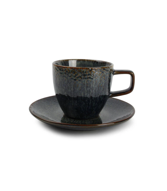 Kop 20cl En Schotel 14,5cm Saffier Mielo - (x4) 3 Kop 20cl En Schotel 14,5cm Saffier Mielo - (x4)