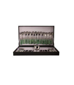 Bestekset Mona Lisa 18/10 49-delig Groen Groen 12-persoons 8 Bestekset Mona Lisa 18/10 49-delig Groen Groen 12-persoons -Beste Keukengerei Winkel a7d54ccb7ee9472eb1324dcb19816f99