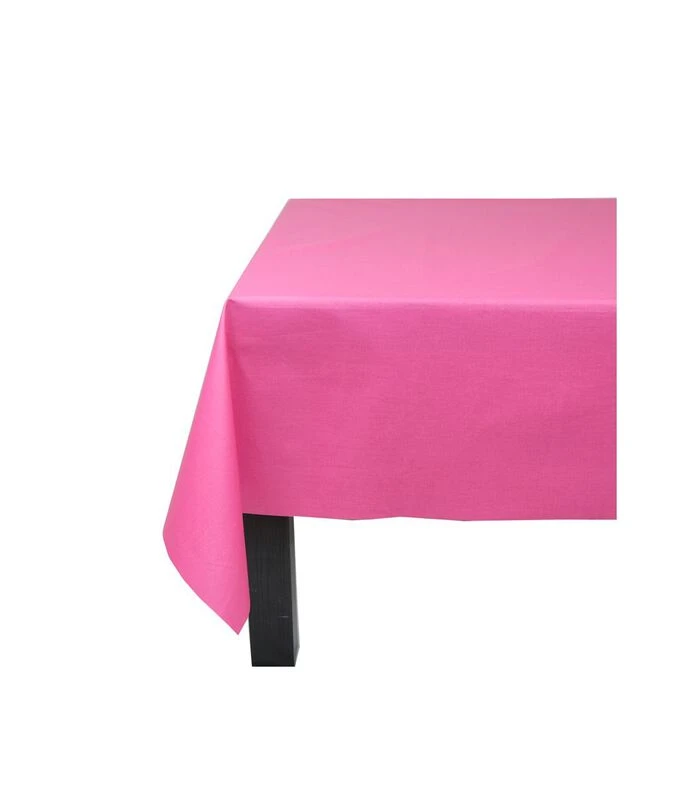Fuchsiaroze Effen Gecoat Tafelkleed 3 Fuchsiaroze Effen Gecoat Tafelkleed