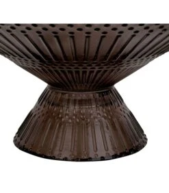 PRESENT TIME Schaal Prance - Large - Glas Chocolade Bruin - Ø34,5x16cm -Beste Keukengerei Winkel afe060ea0dc9478dbf4e28d68f93f9af