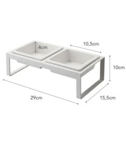 Yamazaki Voerbak Voor Huisdieren Wit -Beste Keukengerei Winkel b296066cdfac4739a38584ee2396c7e6