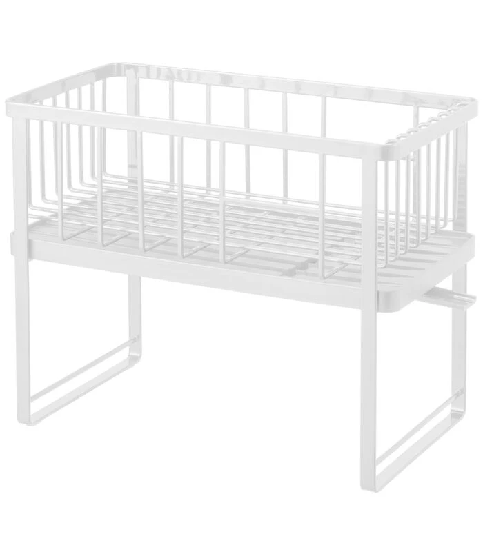 Yamazaki Dish Drainer Rack 2 Levels - Tower - White 4 Yamazaki Dish Drainer Rack 2 Levels - Tower - White - Afbeelding 2