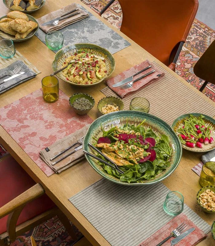 Gecoate Placemat Casual Stripes 4 Gecoate Placemat Casual Stripes - Afbeelding 2