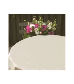 Gewoon Zand Rond Of Ovaal Gecoat Tafelkleed