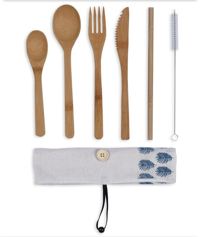 LIVOO Bestekset In Bamboe 3 LIVOO Bestekset In Bamboe