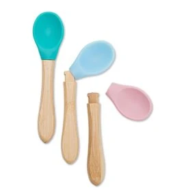 Babylepeltjes Van Bamboe En Silicon (set Van 2) -Beste Keukengerei Winkel c01605aee9ab41f186d66d851f50a038