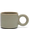 Mok Met Oor - Marseille Mug 260 ML 2 Stuks - Keramiek - Groen