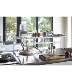 Yamazaki Extendable Kitchen Rack - Tower - White -Beste Keukengerei Winkel caf6229287734ec882ff10eac975346b